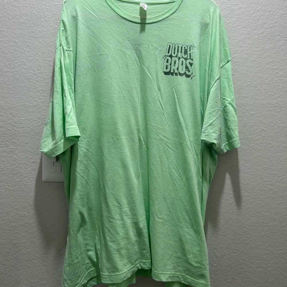 Dutch Bros Mint Green Short Sleeve Tee